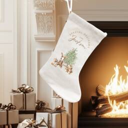 1St Christmas Stocking, Baby Gift, Sack, Baby's First Christmas, Gifts, New Bunny Present Sack - thumbnail 2