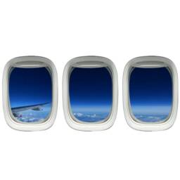 Airplane Wing Stickers, Wings For Kids - Plane Window Pilot Gift Wall Decal Vwaq-Ppw26 - thumbnail 2