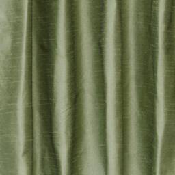 Taupe Green Faux Silk Curtain Panels, Art Curtains - Rod Pocket, Grommet, Box Pleat, Three Pinch Tab Top & Plain Ring Top - thumbnail 3