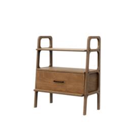 Mid Century Modern Bookcase, Wooden Scandinavian Nightstand, Storage Cabinet, Home Furniture - thumbnail 4