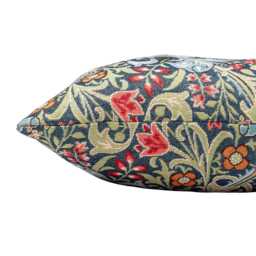 William Morris Golden Lily Tapestry Xl Rectangular Cushion in Sapphire Blue. Vintage Arts & Crafts Botanical & Florals. 23X15 - thumbnail 2