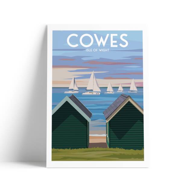 Cowes Print - Isle Of Wight England Travel Poster