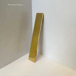Quadris??? Rectangular Modern Mirror With A Brass Frame, Xl - thumbnail 4