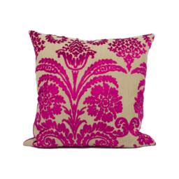 Designers Guild - Ombrione Cassis Bright Funky Jacquard Velvet Cushion Cover Handmade Throw Pillow Designer Home D??cor - thumbnail 2