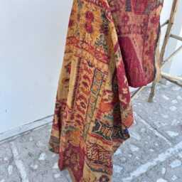 Luxury Reversible Cotton Kantha Quilt Bedding - Handcrafted Indian - thumbnail 3