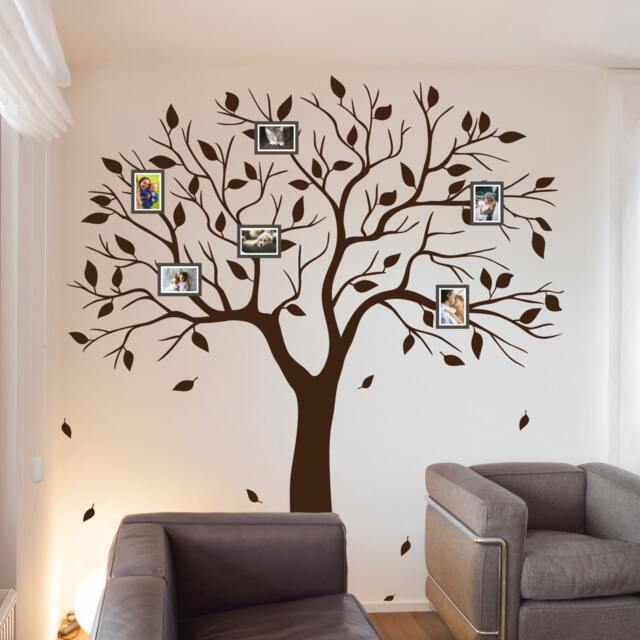 Family Tree Wall Decal Photo Sticker Branches - image 1