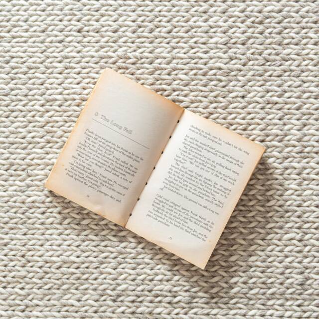 Hand Woven Chunky Braided Knitted, Modern Style Blended Wool Indoor Rug. Entryway Or Runner Customisation Available - The Rug Baket - image 1
