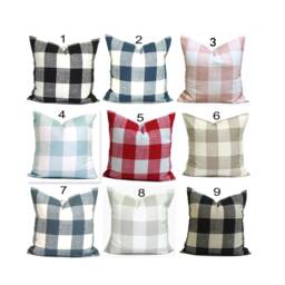 Farmhouse Pillow Cover Sale, Throw Covers For 20x20, 18x18, 16x16 Inserts, All Sizes Incl Euro Shams - thumbnail 1