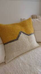 Made To Order. Handwoven Wool Pillow With Embroidery. Created From Authentic Ukrainian Carpathian Wool. 100% Sheeps Wool Scandy Style - thumbnail 2
