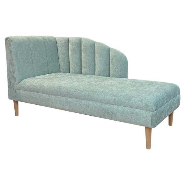 Handmade Blue Seashell Chaise Longue Daybed Extra Large Lounger, British Made - image 1