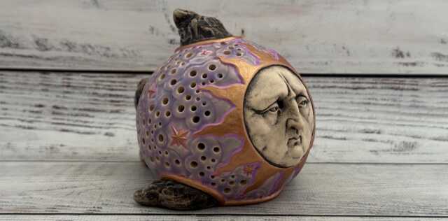 Unique Ceramic Fish Figurine, Collectable Home Decor Sculpture - image 1