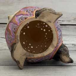 Unique Ceramic Fish Figurine, Collectable Home Decor Sculpture - thumbnail 4