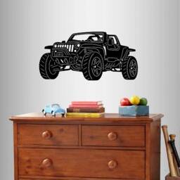 In-Style Decals Wall Vinyl Decal Home Decor Art Sticker Monster Truck Car Racing Kids Bedroom Boys Room Removable Stylish Mural Design 28 - thumbnail 1