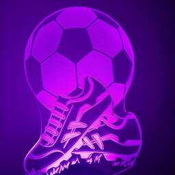 Football, Soccer Ball & Shoes 3D Custom Made Smart App Control Night Light Bluetooth, Music, 7&16M Colour Mobile App , Gift Led Lamp - thumbnail 4