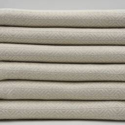 "Turkish Towel, Big Diamond Towel, Turkish Hammam Bath Towel, Light Gray Towel, Spa Towel, 38""x67" - thumbnail 2