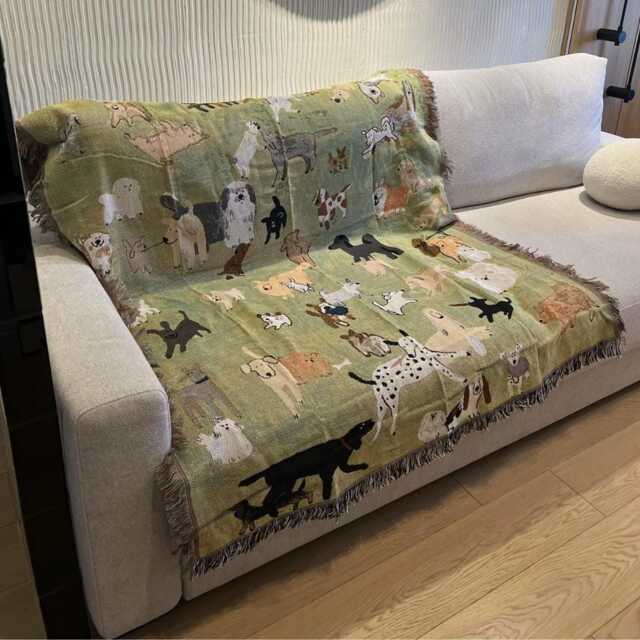Dog Park Tapestry Throw - image 1