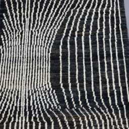 2x11 Runner Rug 1'10x10'6 Ft Afghan Modern Gabbeh Rug, Hand Knotted Wool Dark Navy White Natural Veg Dye Hallway - thumbnail 3