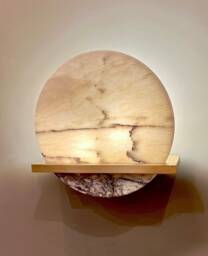 Plasencia Handmade Marble Wall Sconce - Mid-Century Modern Lighting