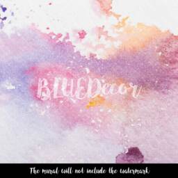 Candy Watercolor Stains Removable Wallpaper, Sweet Wall Mural, Nursery, Colorful, Peel & Stick, Repositionable, Decal, Adhesive #27 - thumbnail 3