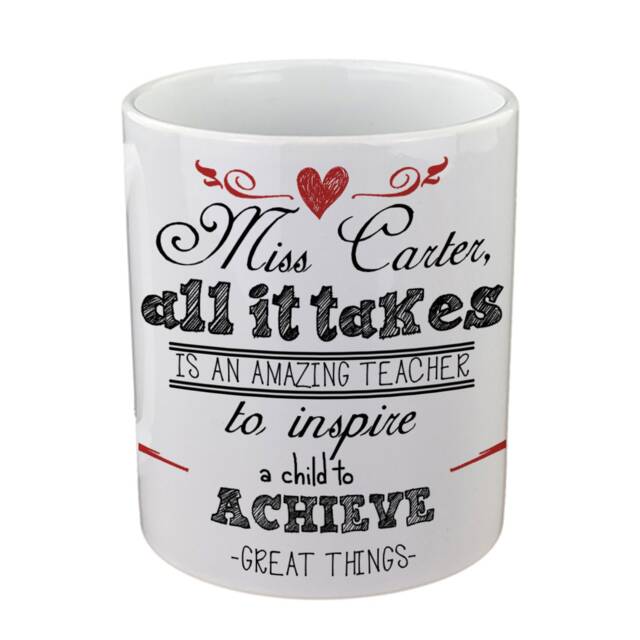 Personalised Amazing Teachers Plant Seeds Design Ceramic Pot - image 1