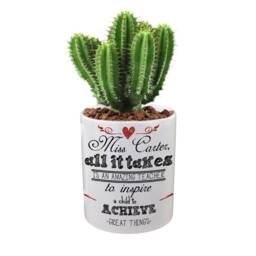 Personalised Amazing Teachers Plant Seeds Design Ceramic Pot - thumbnail 2