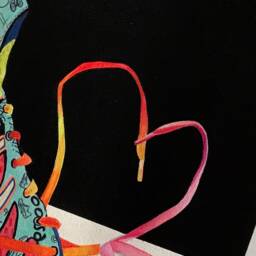 Oh K The Love Hate With Your Shoes Floorcloth - thumbnail 2