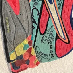 Oh K The Love Hate With Your Shoes Floorcloth - thumbnail 3