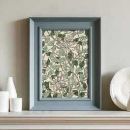 Sage Green Wall Art, Vintage Floral Print, Rustic Botanical Artwork, Printable Flower Poster, William Morris Print - thumbnail 2