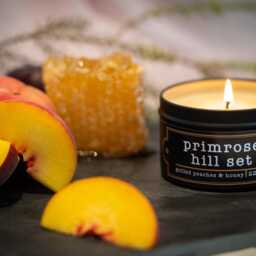 Grilled Peaches & Honey - Scented Soy Wax Candle - thumbnail 2