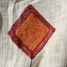 Boho Wall Tapestry Hanging/Bed Throw With Colourful Embroidery Bedspread Pattern Handmade From 100% Cotton - thumbnail 4