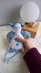 Bat, Rattle, Grasping Toy, Different Colors - thumbnail 1
