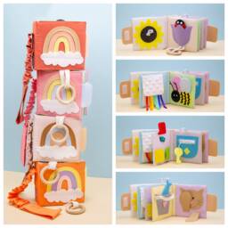 Educational Quiet Book For 6-Month-Olds - Interactive Learning Toy By Minimoms - thumbnail 4