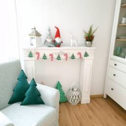 Christmas Tree Pillow Velvet Decoration Throw Pillow, Shape Sofa Cushion, Decorative - thumbnail 3