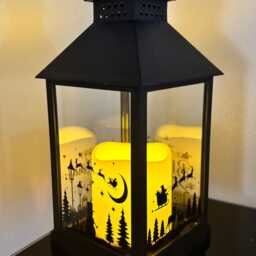 Christmas Holiday Season Personalized Night Light Lantern - thumbnail 4