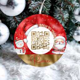 Personalised Kids Christmas Decoration - Santa Tracker North Pole Bauble Gift For Boys & Girls Stocking Filler Eve Box