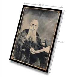 Hand Aged Reproduction Victorian Image Of An Old Scholar. Art Print - A4 Size - thumbnail 2
