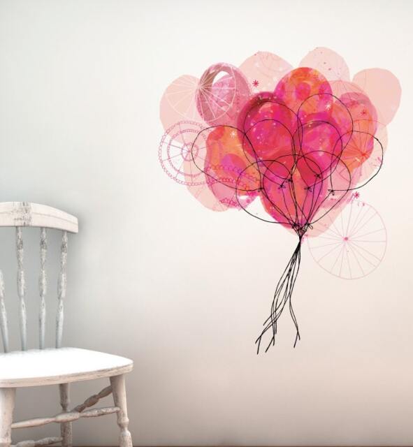 Carnival Balloons Wall Sticker Decal - Nursery Stickers, Animal Decals, Home Decor, Baby Room, Art, Girl, Boy