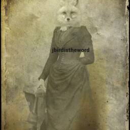 8x10 Lady Minerva, Fox Art, Print, Fox, Art Wall Decor, Woodland Animal, Artwork, Poster - thumbnail 3