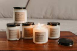 Mini Reading + Book Lover Candle, Choose A Scent, Dark Academia - thumbnail 1