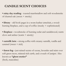 Mini Reading + Book Lover Candle, Choose A Scent, Dark Academia - thumbnail 3