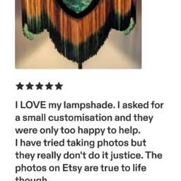 Floral Print Lampshade Black Silk, Rayon Fringe, Victorian Style - thumbnail 4
