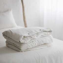 Soft Washed Linen Duvet Cover, King, Queen, Twin Options, Natural Comforter Handcrafted White Bedding, Bedroom Gift - thumbnail 2
