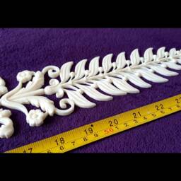 Gilt Or White French Empire Napoleon Victorian Style Decorative Wall Furniture Moulding Pediment Frame Plastic Decoration - thumbnail 3