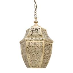 Handcrafted Moroccan Style Brass Pendant Light , Unique Handmade Hanging Lamp For A Bohemian Touch in Your Home Decor, Morocco Ceiling Light - thumbnail 3