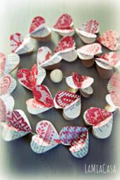 Christmas Decor, Holiday Modern Christmas, Scandinavian Rustic Home Sweater, Garland - thumbnail 1