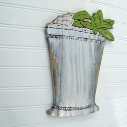 Mint Julep Sign Cocktail Wall Art Derby Horse Racing Drink Kentucky Bar Cup - thumbnail 3
