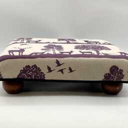 The Amelia Footrest - Voyage Maison Cairngorms in Damson - thumbnail 3