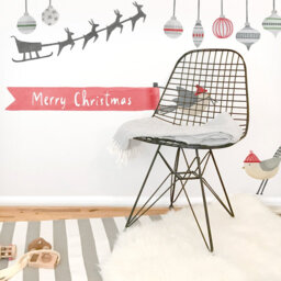 Holiday Extension Kit - Large Fabric Wall Decal Evergreen Mej