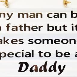 Daddy Sentiment Quote Plaque Meaningful Daddy's Phrase Sign Thoughtful Dads Father's Day Gift - thumbnail 3