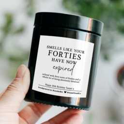 Funny 50Th Birthday Gift For Woman Friend Sister Colleague - Personalized Her Fifty Candle Forties Expired 1974 - thumbnail 2